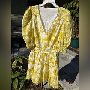 Floral Yellow Dress